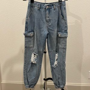 Forever 21 cargo jeans